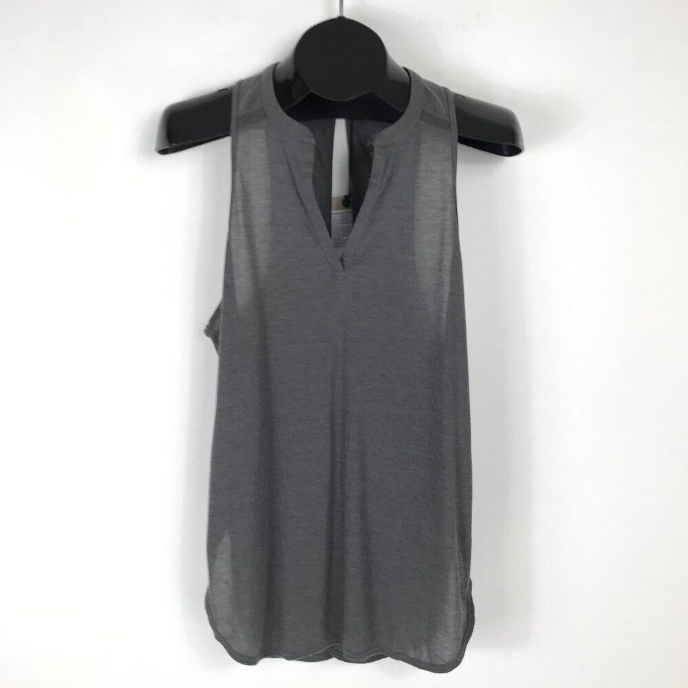 prAna Corazon Tunic Women's Medium Granite Heather Lightweight Rib Outdoor NWT